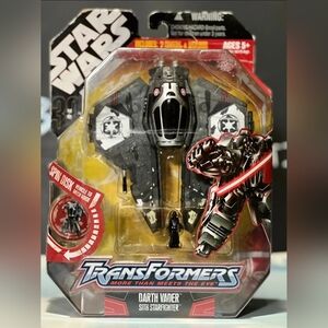 2007 RAREVStar Wars 19 y Transformers Starfighter DARTH VADER 20 YEARS